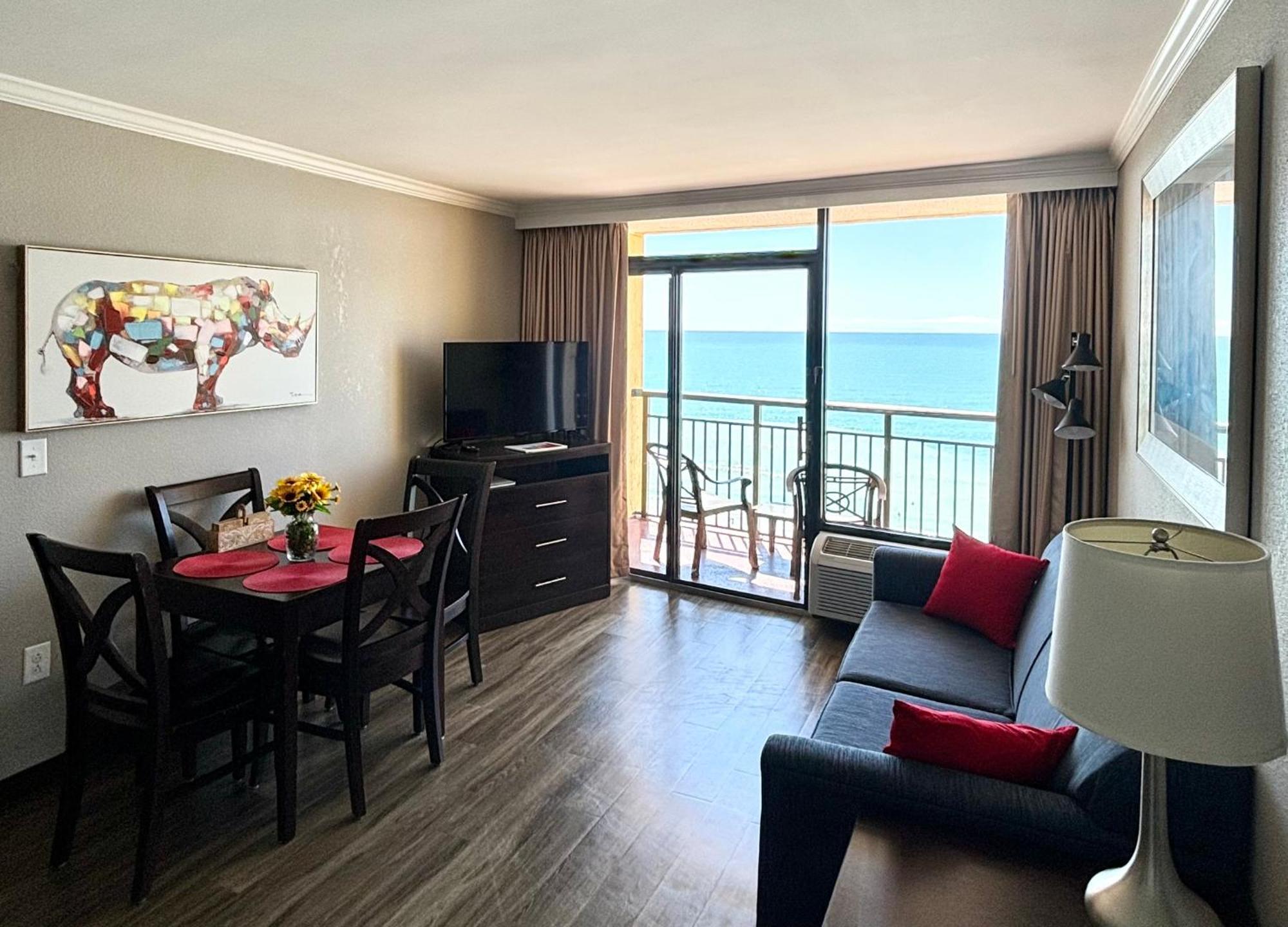 מירטל ביץ' Azure Bliss Oceanfront Condo Sleeps 6 מראה חיצוני תמונה